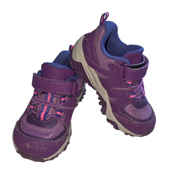 Merrell Trail Quest Jr Leather Hiking Unisex Sneaker Baby/Walker/Toddler Size 6M - Picture 8 of 11